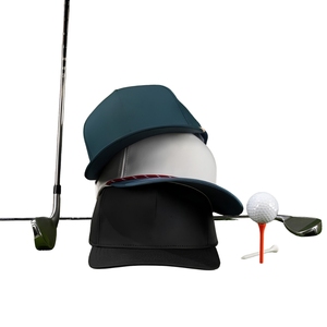 Gorra de golf transpirable de 5 paneles al por mayor, gorra de dos tonos con cuerda y logotipo bordado en 3D, cierre snapback, personalizada por dentro y por fuera, OEM - Product Image 5