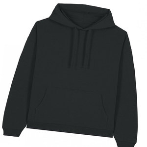 NOUVEAU Pull à capuche unisexe noir Premium 100% Nouveau haut en polaire de coton lourd Impression de logo personnalisé Streetwear d'hiver Tops Design - Product Image 4