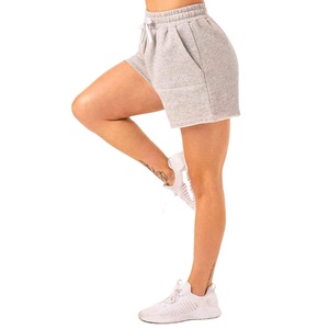 Shorts de sport pour femmes à taille haute, en polaire épaisse, chauds, pour l'entraînement, vêtements de sport, shorts d'entraînement ajustables pour femmes BY BS 2026 - Product Image 2
