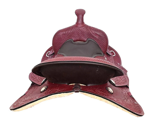 ชุดอานม้าหนังแท้คุณภาพระดับพรีเมี่ยมสำหรับความทนทานแบบตะวันตกและของจำเป็นสำหรับการขี่ม้าแข่งรถภาษาอังกฤษ - Product Image 2