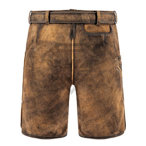 Sur mesure hommes bavarois véritable peau de vache cuir Lederhosen Shorts allemand dernière Bavière Lederhosen Shorts personnalisé - Product Image 4