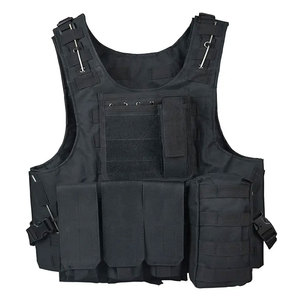 Protección corporal Camuflaje al aire libre Molle Chalecos DE SEGURIDAD Chaleco táctico Portador de placa balística Chaleco ponderado ajustable - Product Image 5