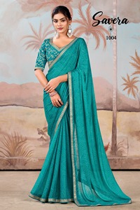 Diseñador impresionante tradicional pakistaní boda étnica elegante Sari hermosa seda suave Georgette alta calidad fiesta desgaste Saree - Product Image 2