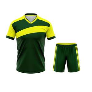 Uniformes de Fútbol Personalizados de Alta Calidad, 100% Poliéster, Nuevos Diseños, Conjuntos de Uniformes de Fútbol de Manga Corta para Hombre - Product Image 2