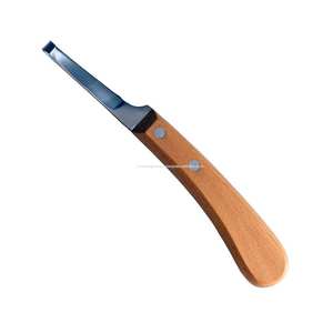 Outil de maréchal-ferrant à main R en acier inoxydable personnalisé, manche en bois à lame étroite, instrument vétérinaire, sabot de cheval personnalisé - Product Image 4