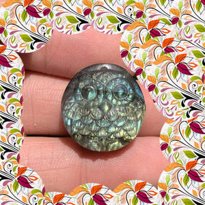 Gema Tallada a Mano en Forma de Corazón, Piedra Lunar Blanca Arcoíris, Gemas Sueltas Lisas en Cabujón, Colgante de Joyería HARI OM - Product Image 3