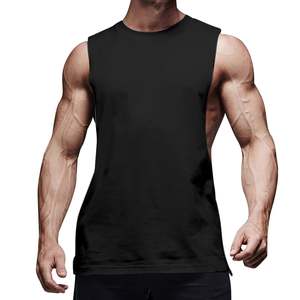 Camiseta Deportiva sin Mangas para Hombre, 100% Algodón, Secado Rápido, para Entrenamiento - Product Image 2