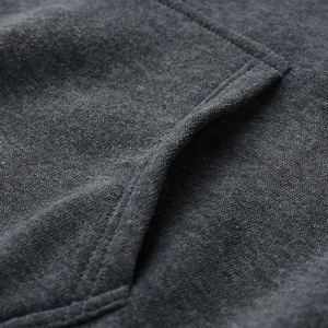 Venta al por mayor Liso Sudaderas con capucha Sudadera Personalizada 100% Algodón Fleece Regular Fit Unisex Sudadera Pareja Sudaderas - Product Image 4