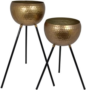 <b>Beautiful</b> New Design Modern Eco-Friendly Iron Flower Pot Planter <b>Vases</b> with Stand Round Shape for Home Decor - Product Image 5