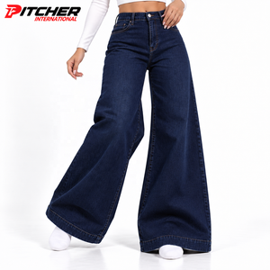 Wholesale Womens <b>Jeans</b> Stovepipe <b>Jeans</b> Cotton Denim for Boutique Retailers Custom Logo Private Label Supply - Product Image 4