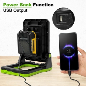 Luz DE TRABAJO recargable Batería de herramienta eléctrica magnética <span class=keywords><strong>Stanley</strong></span> 18-20V - Product Image 3