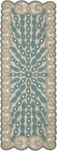 Christmas Decorative and Leaves Design <b>Beaded</b> Runner <b>Placemat</b> Dining Table Fancy Mat Handmade Decorative Runners for Wedding - Product Image 4