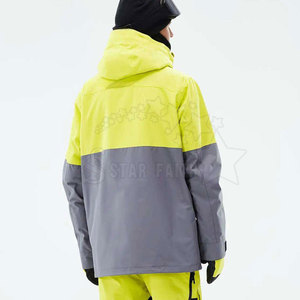 Chaqueta de Esquí con Capucha Cómoda, con Logotipo Frontal, Diseño Transpirable Ecológico, Forro Interior Suave, Ropa de Nieve Unisex para Invierno - Product Image 3
