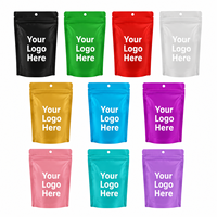 Bolsa de Mylar con Cierre Hermético, Bolsa para Alimentos de Alta Calidad, Bolsas con Cierre Zip Impresas, Bolsas para Alimentos de Grado Alimenticio, Suaves al Tacto, para Chicles