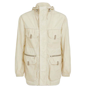 Chaqueta de Invierno Impermeable y Transpirable para Hombre, con Cuello Alto y Logotipo Frontal, Tejido de Nailon/Poliéster, Resistente al Viento - Product Image 1