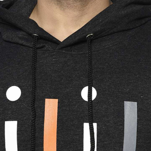 Top Trending Plus Size Hoodies For Boys Screen Printed Design <b>Black</b> Color Slim Fit Cotton <b>Fleece</b> Hoodie For Adult - Product Image 6