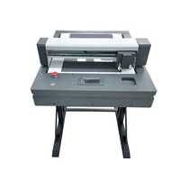 Machine de découpe et de pliage à double tête à servomoteur haute vitesse pour carton, PVC, film DTF, mini découpeuse à plat pour vinyle