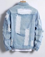 Veste bomber en toile denim unisexe tendance nouvelle collection - Style vintage Logo avant Taille plus