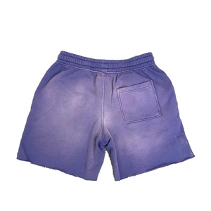 Logo personnalisé de haute qualité Gym Running coton polaire Shorts hommes décontracté français éponge léger sueur soleil fondu Shorts - Product Image 2