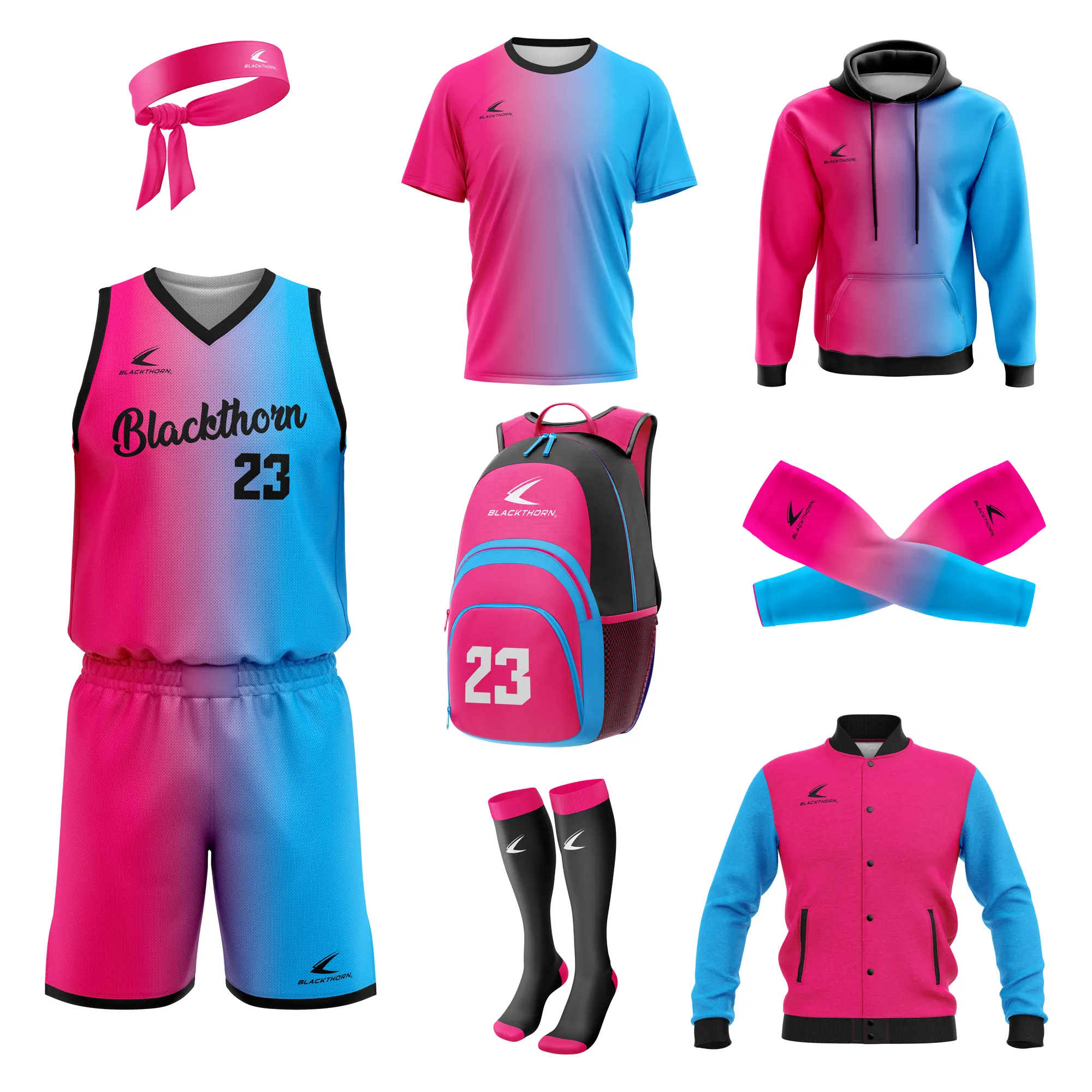 Adults Youth Polyester / Spandex Full Sublimation basketball wear / basketball uniforms jersey shorts backpack