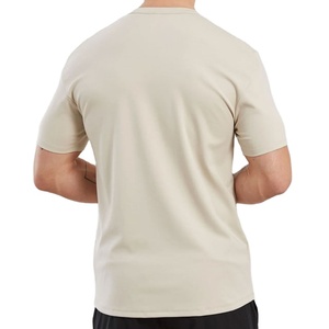 เสื้อยืดเพาะกาย เสื้อออกกำลังกาย ฟิตเนส สีพื้น ผ้ารัดรูป ยืดหยุ่นได้ 100% ผ้าฝ้าย ระบายอากาศ เป็นมิตรกับสิ่งแวดล้อม สำหรับนักกีฬา - Product Image 4