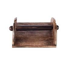 Porte-serviettes et boîte à mouchoirs en bois faits à la main pour la décoration de table, maison, hôtel, restaurant - Product Image 3