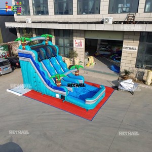 Hot Sale Water Slide <strong>Inflatable</strong> Commercial Marble Dual lane Adult Water Slide <strong>Inflatable</strong> for Party Rental - Product Image 6