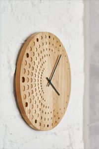PERSONALIZED CUSTOMIZED WOODEN WALL CLOCK FOR ELEGANT HOME DECOR MODERN Bamboo Body with Natural Rosh Wedding Occasions - Product Image 5