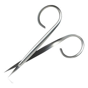 Tijeras para cutículas de suministro directo de fábrica de alta calidad con hoja curva Tijeras quirúrgicas de acero inoxidable de 5 34 pulgadas Servicio OEM - Product Image 1