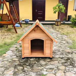 SDD004 Hot dog house timber wooden dog kennel