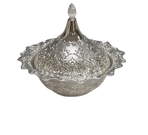 ชามช็อคโกแลตทำด้วยมือดีไซน์ที่กำลังมาแรงทำด้วยมือกระจกขัดเงาพร้อมขอบโค้งดีไซน์เป็นมิตรต่อสิ่งแวดล้อม - Product Image 5