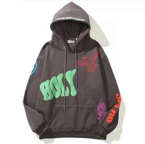 Sudadera con Capucha Personalizada con Estampado Puff, Logotipo Personalizado, Sudadera con Capucha para Hombre, Chándal, Sudadera con Capucha Extra Grande para Hombre, Transpirable y Térmica - Product Image 4