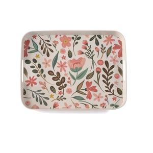 Vaisselle en métal d'aspect royal Plateaux de service alimentaire Conception faite à la main Émail Finition Plateau de service en métal Équipement de restauration - Product Image 3