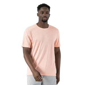 Camisetas de jersey 100% algodón para hombre al por mayor con diseño informal, ropa deportiva personalizada, camisetas de manga corta para entrenamiento físico - Product Image 2