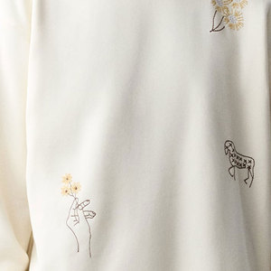 Nouveauté, vente directe d'usine, sweat-shirts pour hommes, hiver, couleur unie, haute qualité, broderie personnalisable - Product Image 6