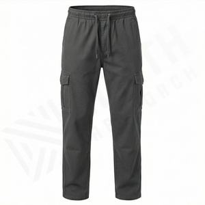 Men's Clothing Wholesale Custom Cargo <b>Trouser</b> Multi Function Washed <b>Trousers</b> <b>With</b> Pockets Premium Quality Durable <b>Work</b> Pants - Product Image 1