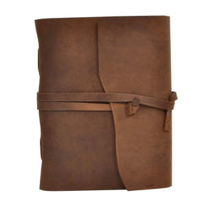 Cuaderno de Cuero Suave Hecho a Mano, Cuaderno de Escritura y Bloc de Dibujo, Diario de Cuero - Product Image 6