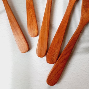 Wholesale Eco-friendly Natural Custom Logo <b>Spoons</b> Rosewood Wooden Wood Made In Vietnam High Quality Cutlery Flatware - Product Image 3