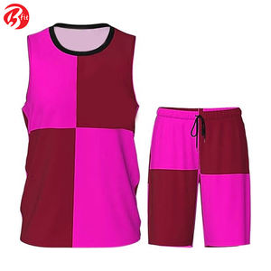 Ropa deportiva de la más alta calidad, último diseño, impresión por sublimación, conjunto de uniforme de baloncesto, pantalones cortos de baloncesto de verano Bsci - Product Image 4