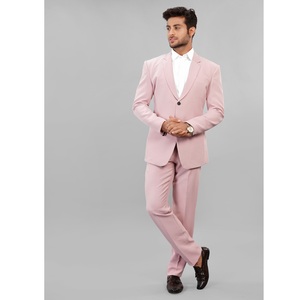 Vente flash : élégant costume rose 2 pièces pour le travail, les réunions d'affaires, les mariages, les fêtes et les événements formels, disponible au meilleur prix - Product Image 1