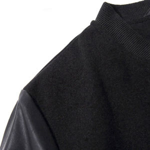 Cuir de vache teint en noir de luxe Veste en cuir pour homme à bas prix Vestes en cuir véritable poches personnalisées letterman intérieur personnalisé - Product Image 4