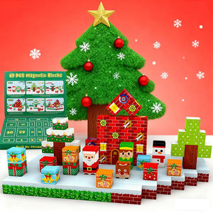 Coffret Calendrier de l'Avent de Noël 2025 avec 24 Jours pour Cadeau Enfant Compte à Rebours Cube Magnétique Blocs de Construction Magnétiques Jouet STEM - Product Image 5