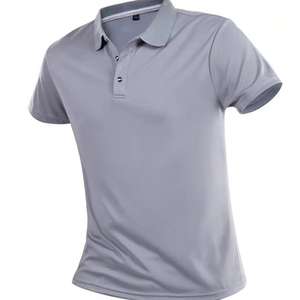 Camiseta elástica ligera de algodón con cuello en V para hombre, camiseta informal cómoda de tela suave a la moda para todos los días - Product Image 5
