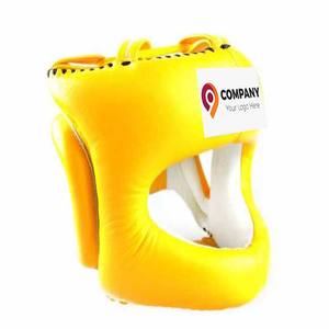 อุปกรณ์ป้องกันศีรษะหนังแท้ขายดีที่สุด สำหรับคิกบ็อกซิ่ง MMA ฝึกซ้อม ทนทาน สำหรับผู้ใหญ่ อุปกรณ์ป้องกันศีรษะและจมูกสำหรับชกมวย - Product Image 4