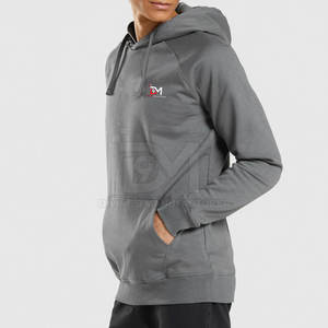 Pakistan Manufacture Men's <b>Gym</b> Fitness <b>Hoodies</b> Solid Color Custom Printed Logo 100% Cotton Winter Season - Product Image 3