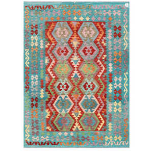 พรมอิมาโกะ ไมมาณา อัฟกานิสถาน คิลิม ขนาด 245 x 177 ซม. ชุดพรมปูพื้น - Product Image 1