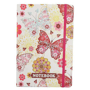 Butterfly <b>Mini</b> <b>Notebook</b> - Pink - Product Image 1