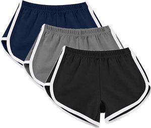 Wholesale Women's Clothing Stretchy <b>Fabric</b> Yoga Shorts Female High Waist Casual Shorts For Women - Product Image 3