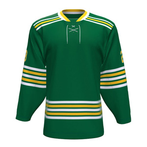 Marque privée 100% Maillot de hockey sur glace en polyester Maillot de hockey sur glace léger le plus vendu - Product Image 5