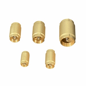 High Temperature Brass Horizontal Check <b>Valve</b> Non-Return One Way with Hydraulic Spring for General Application - Product Image 5